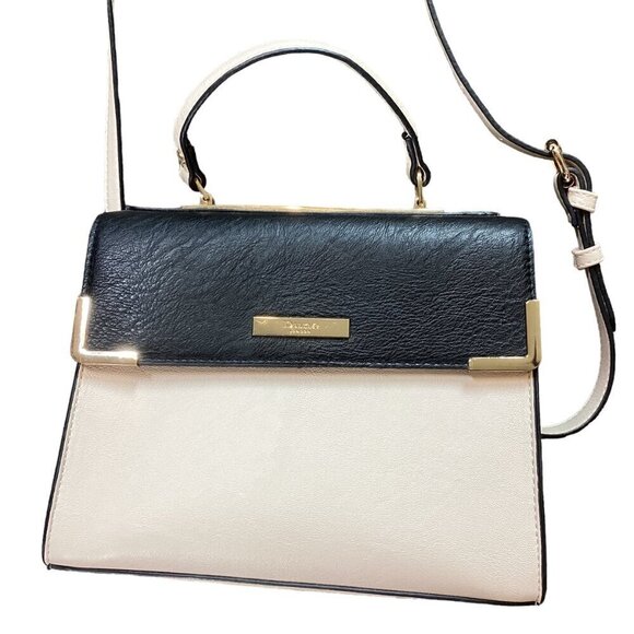 Dune London Satchel & Crossbody Bag Tricolor Faux Leather  305A - Picture 3 of 13